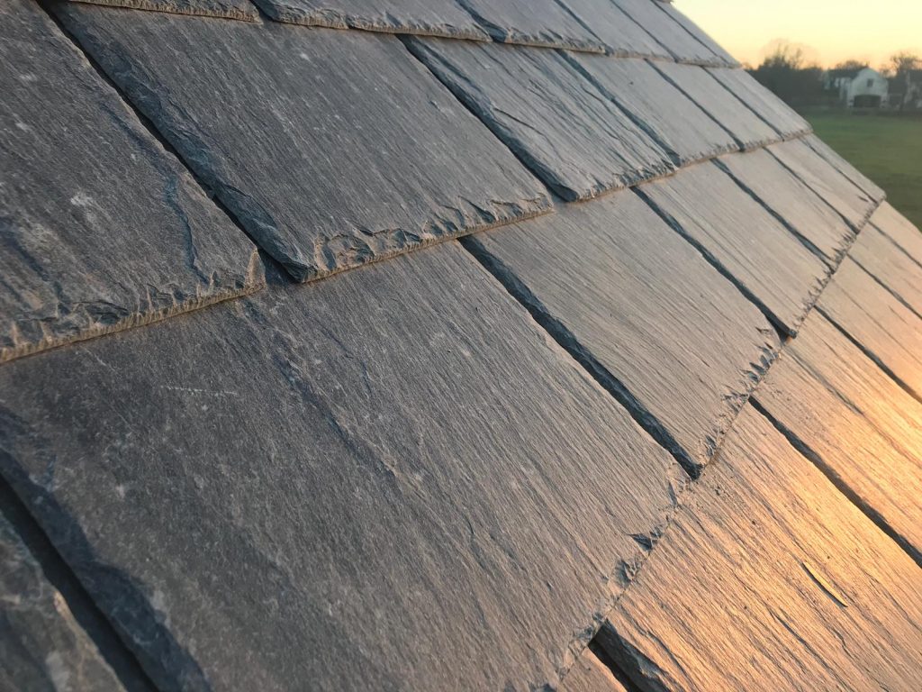 slate roof close-up