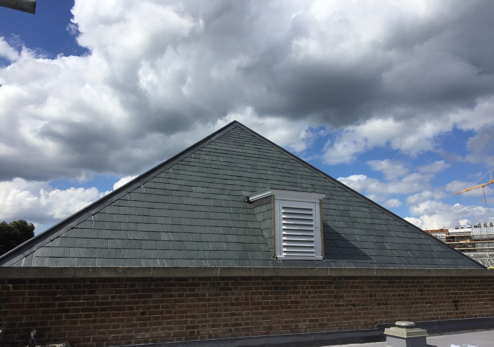 Minchenden School slate roof