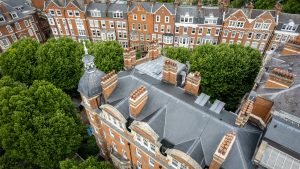 Aerial view of Chelsea Court