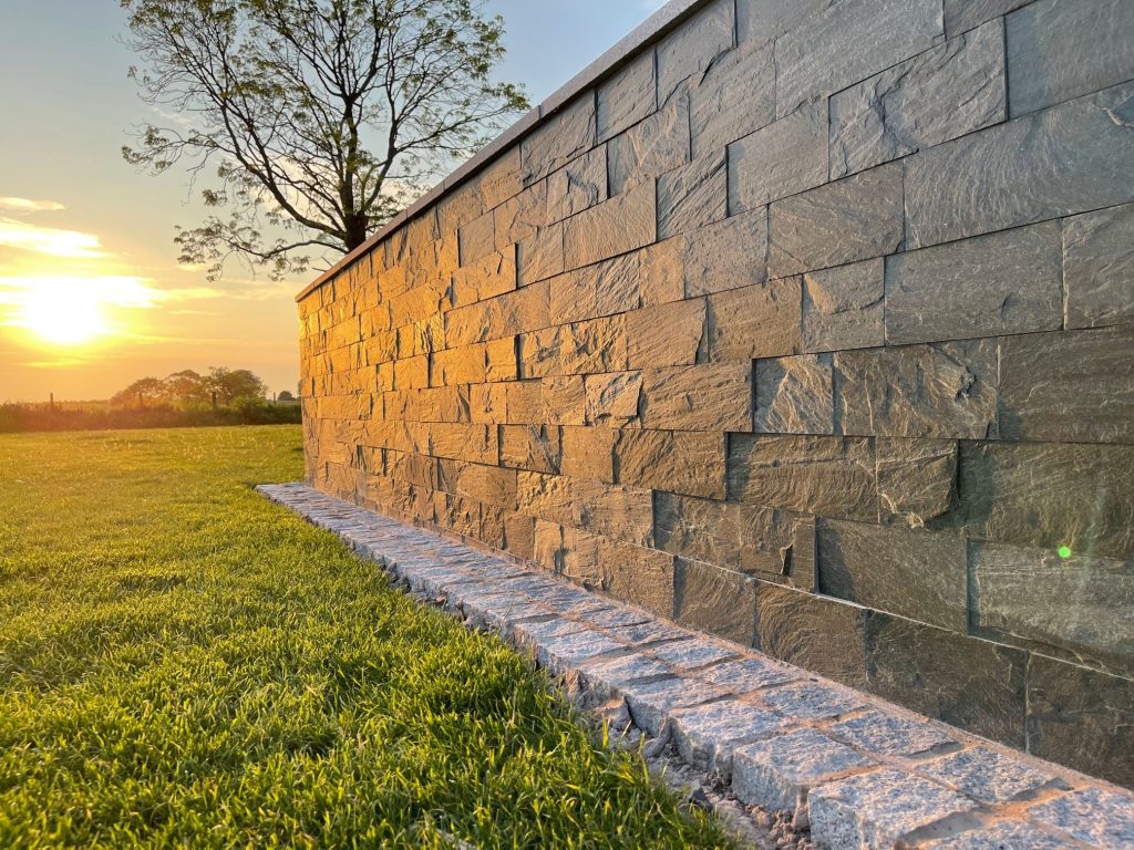 Irish slate wall