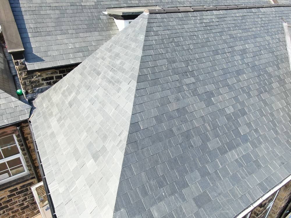 Riverstone phyllite roof installed at Stannington Infant School