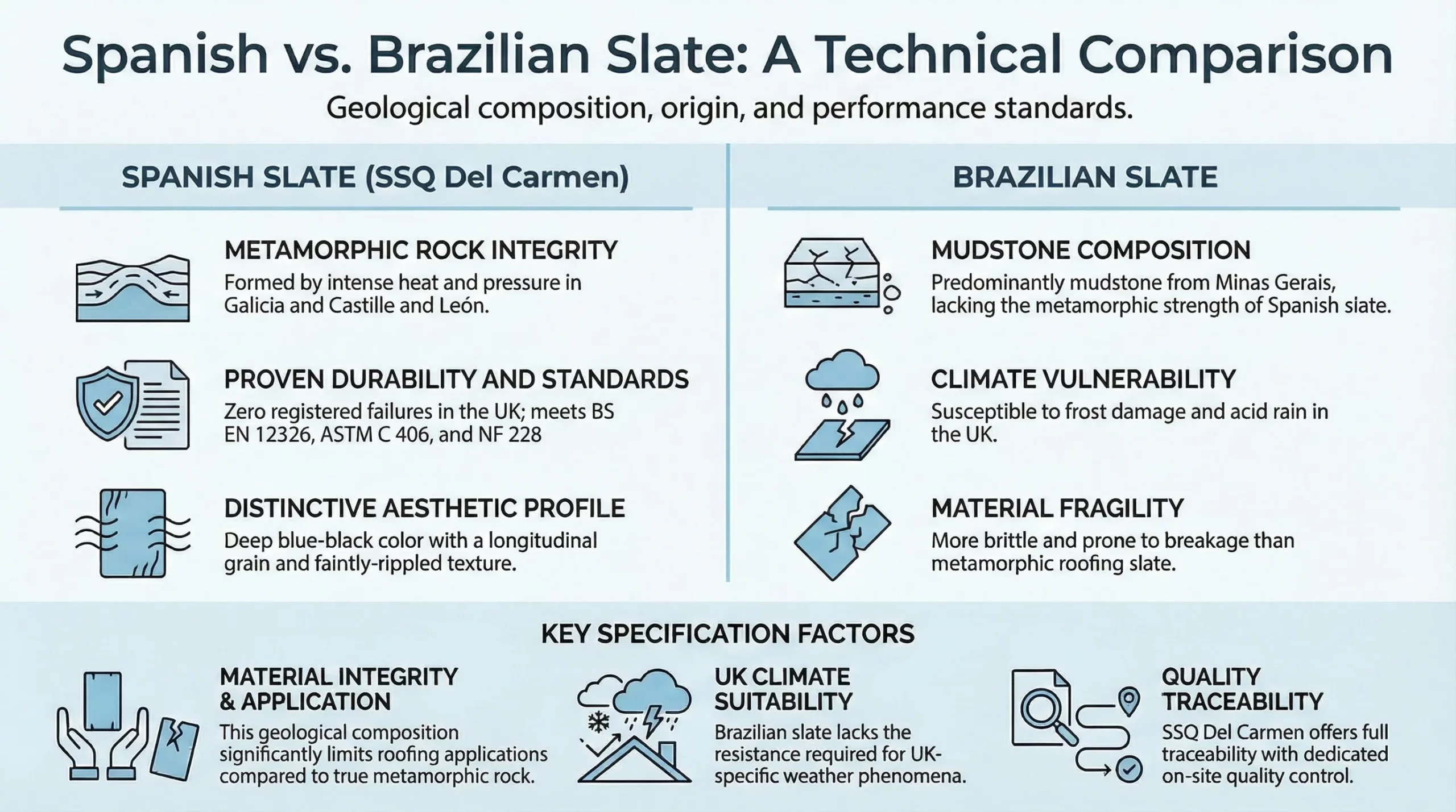 spanish slate vs brazilian slate