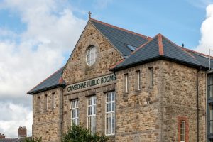 Riverstone Ultra slate roofing on Camborne Public Rooms