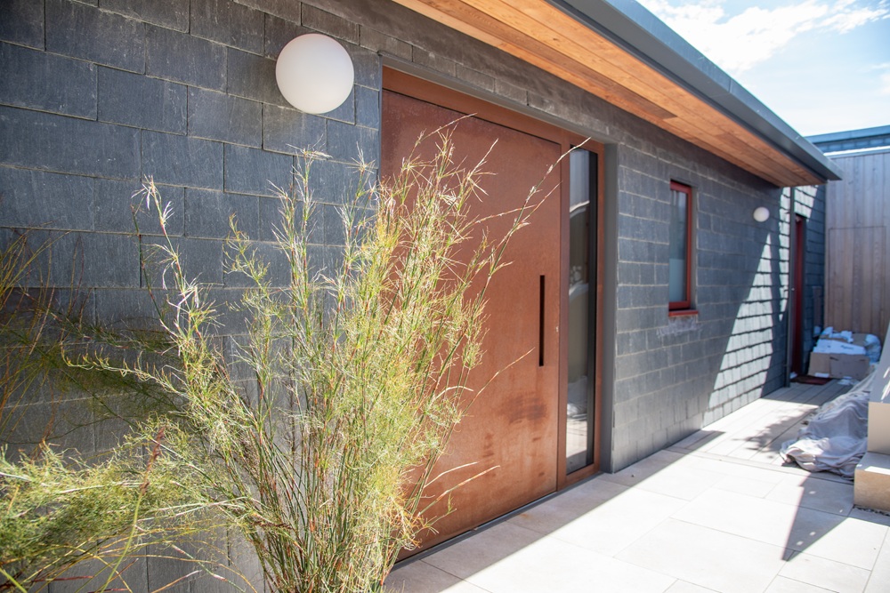 Saffron House Riverstone Ultra vertical wall cladding